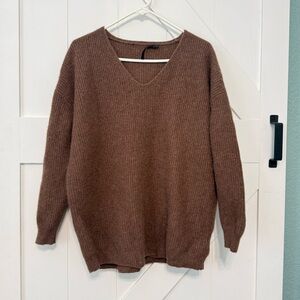 Brown Jenni Kayne sweater made from wool and cashmere XL